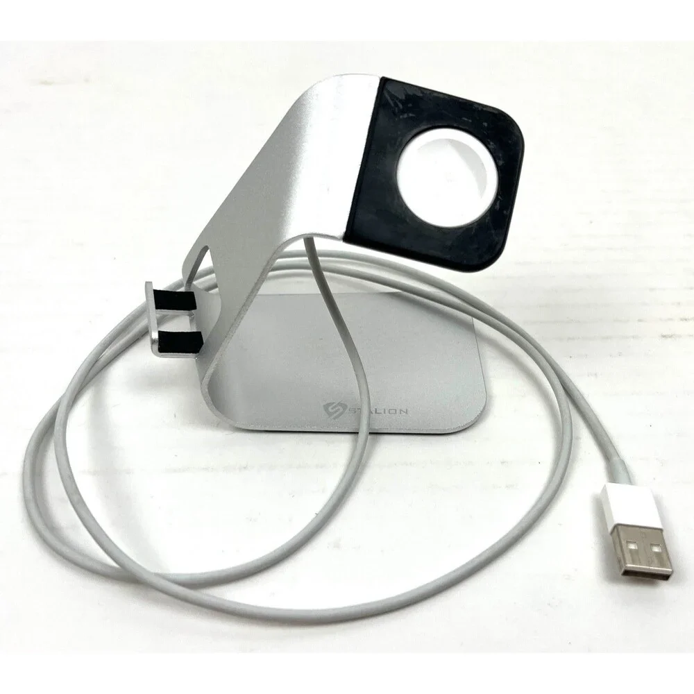 Apple Watch Series 1 A1802 Aluminum 38mm Smart Watch 2 Bands & Charging Stand